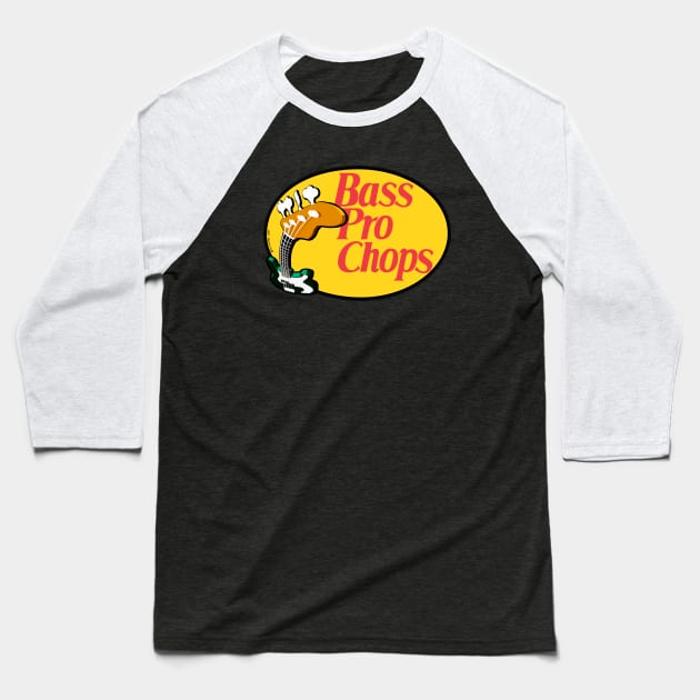 Bass Pro Chops Baseball T-Shirt by Music Bam International